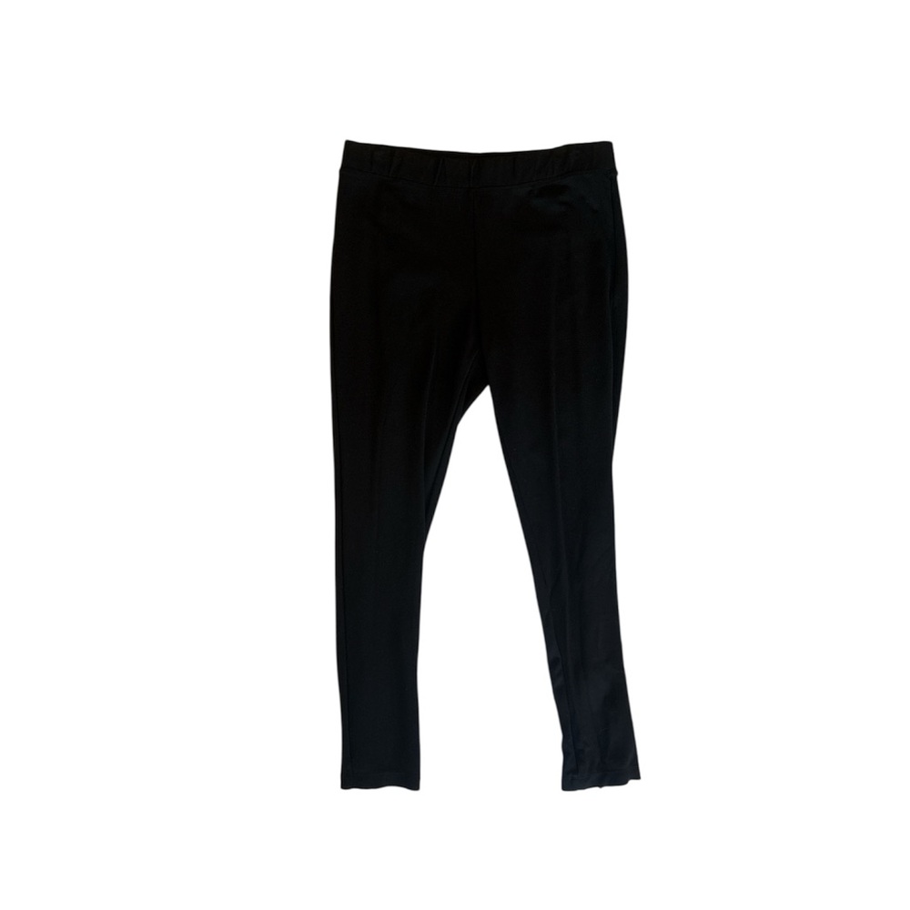 Tommy Bahama Stretchy Trousers Black Pants Zippered Back Leg Women’s L